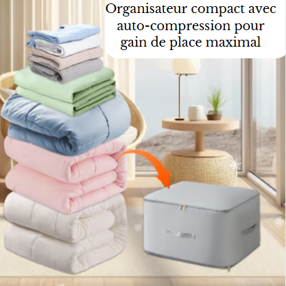 Sac de Rangement Robuste avec Compression – Pour Gagner de l’Espace Facilement